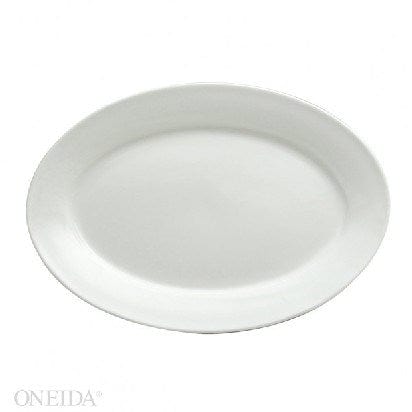Oneida Canada Dinnerware Dozen Platter, 9-5/8" x 6-3/4", oval, rolled edge, porce