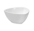 Oneida Canada Dinnerware Dozen / Porcelain / White Oneida® - Bowl, 30-3/4 oz., 6-1/2", triangular, rolled edge, microwave and dishwasher safe, scratch-resistant glaze, porcelain, bright white, Buffalo, White Ware