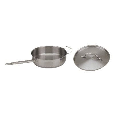 Royal Industries Cookware Each Saute Pan, 7 qt., helper handle, anti-corrosive properties, maxi