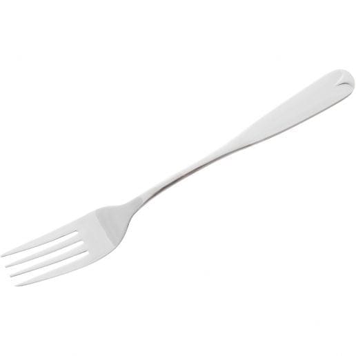 Walco Canada Flatware Dozen Walco 8406 Olde Towne Collection 18/0 Stainless Steel 6 15/16" Long 4-Tine Salad Fork